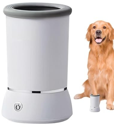Automatisch Elektrisch Pfotenreiniger Für Hunde Und Katzen - USB Wiederaufladbar Mit Weicher Silikonbürste - Hundefußwascher Haustier