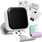 Omezizy Imprimante Mini - T02 Mini Imprimante Thermique Portable pour Étiquettes, Graphiques, Notes d'Étude, Diagrammes Anatomiques, Imprimantes Thermique Bluetooth pour Téléphone et Tablette, Blanc