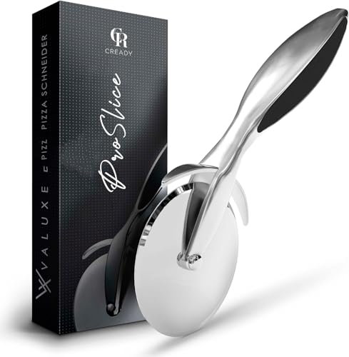 Cready Proslice | Taglia pizza acciaio premium | Rotella tagliapizza antiscivolo | Tagliapizza professionale inox | Rotella pizza resistente | Taglia pizza professionali