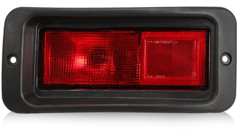GRACEGALAXY Reflector De Parachoques Trasero De Luz Antiniebla para Montero Sport (1999-2008) MR465017 MR465018
