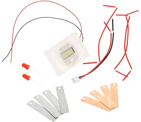 SOPOTUTU Kit De Batterie De Fruits Électrique Diy Pour Étudiants, Taille Standard, Kit Scientifique Éducatif D’expérimentation, Horloge Fonctionnelle Pour Apprentissage Scolaire Et Projet Expérimental