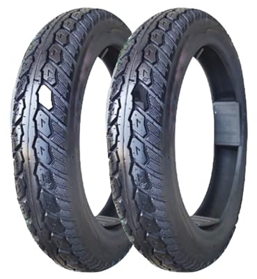 14x2.125 Tubeless Puncture Resistant Run Flat Tire for Electric Bike Scooter Folding Bike, 14 2.125 All Season Anti Skid Urban Commuter Tire with High Grip Long Life Rubber(2PCS)