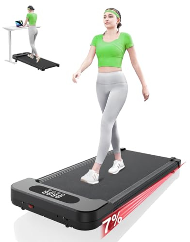 Cinta de Correr y Andar 3 en 1 con Inclinación 7% – Caminadora Eléctrica Silenciosa, 8 km/h, Motor 2,5 CV, Sistema de Amortiguación, Pantalla LCD, 130 kg Máx – Uso en Casa y Oficina