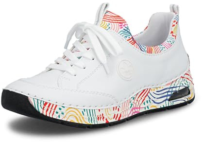 Rieker Dam Low-Top Sneaker 44562, halvskor för kvinnor