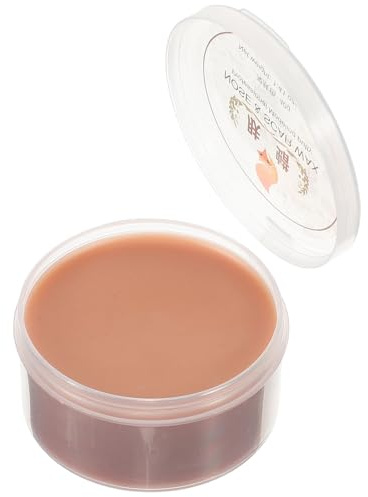 DIKACA Cera para Cicatrices Falsas para Maquillaje Artístico, 40 G en Caja Plástica, Color Piel Oscura, Cera para Heridas Falsas y Efectos Obsequios Adecuado para Disfraces y Fiestas