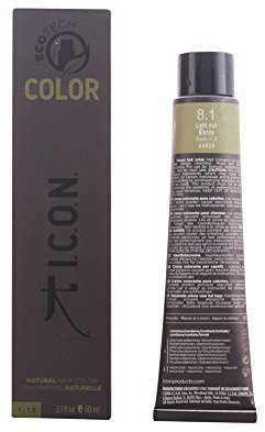 Icon Ecotech Natural Color 8.1 Light Ash Blonde Tinte - 60 ml