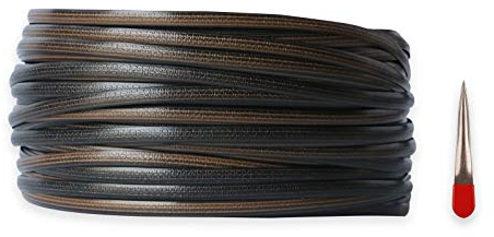 Rattan Furniture Fixing Kit (enthält Webwerkzeug), Wicker Repair Material, Gradient Coffee Brown Flat Plastic Woven Material für die Installation von Rattan Furniture und Garden Chair Basket