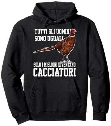 Abbigliamento Caccia Divertente Regalo Fagiano Cacciatore Felpa con Cappuccio
