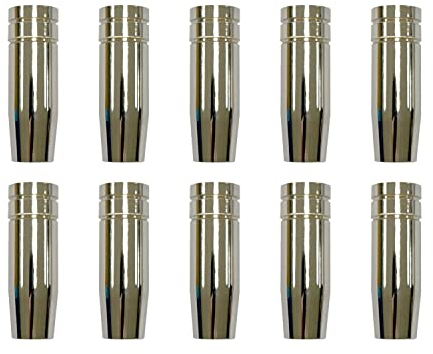 ELCAN 10 Toberas cónicas para antorcha 15ak. Consumibles y accesorios pistola soldar. Toberas cónicas profesionales resistentes para torcha soldadura MB15 hilo mig mag