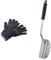 RÖSLE Premium-Grillhandschuhe, Hochwertige Handschuhe zum Schutz vor Verbrennungen & Barbecue-Reinigungsbürste SlideX, Hochwertige Grillbürste mit langem Stiel und Kunststoffgriff