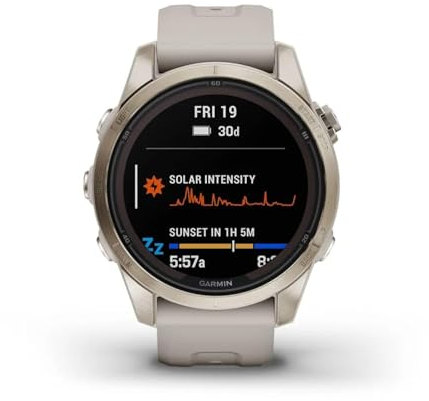 Garmin Fenix 7S Pro Sapphire Solar Light-Sand/Soft-Gold