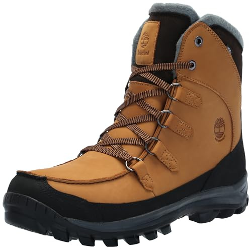 Timberland Herren Chillberg Mid Schnürschuh, wasserdicht, Wanderstiefel, Weizen, Nubuk, 44 EU