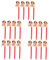 PRETYZOOM 5St Aufblasbarer Pferdekopfstock Aufblasbare Jubelstöcke aufblasbare Stabballons party zubehör Partydekoration Tier Pferdekopf Gastgeschenke Kinder jubeln Stöcke Jubelstock PVC rot