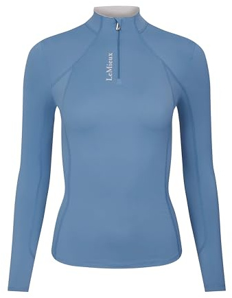 LeMieux Classique Womens Long Sleeve Base Layer - Ice Blue 12