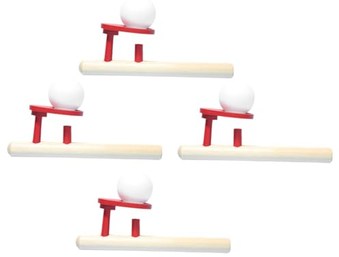 FUNOMOCYA 4 Piezas Juguetes de Bolas Flotantes para Equilibrio y Soplado Accesorio Educativo para Coordinación y Diversión Familiar