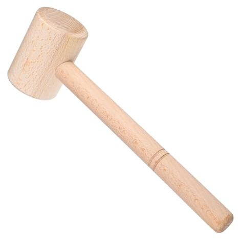 OSALADI Marteau Bois pour Travail Du Cuir Outil Manuel de Menuiserie Ergonomique pour Bricolage Artisanat