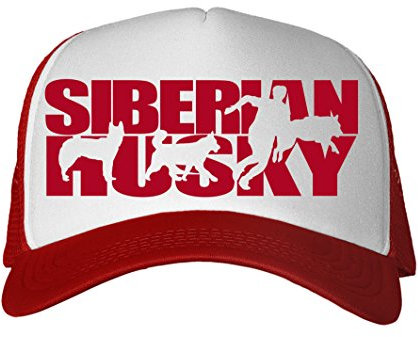 siviwonder Cap MESH - Siberian Husky Sport -Hundesport HS - Baumwoll Trucker red