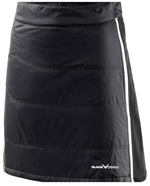 Black Crevice Damen Skirock, schwarz, Gr. 38