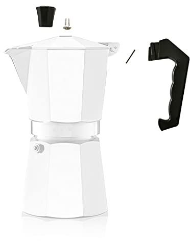 Spare Parts Moka Handle Knob - Handle Coffee Maker 1 / 2 / 3 / 6 / 9 Cups (6 Cups)