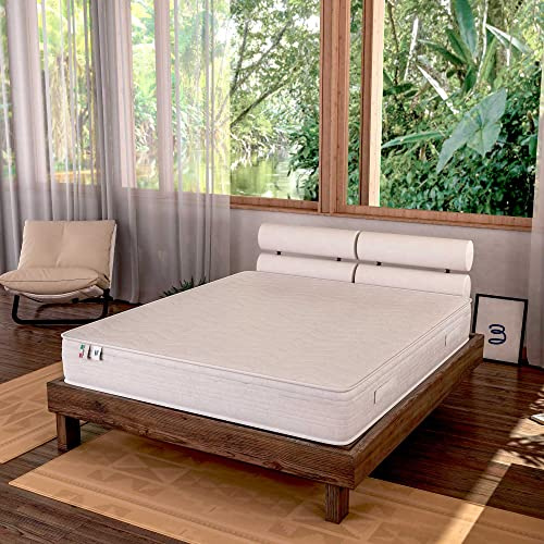 Baldiflex Emporio Amazonia SuperTop-minnesmadrass, 85 x 200 cm, 30 cm, Differentierad zonkapacitet, ergonomisk, anti-kvalster, andningsbar