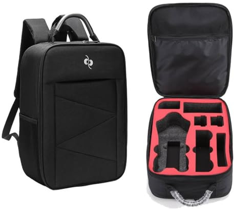 LiLiTok Mavic 4 Pro Rucksack, Tragetasche für DJI Mavic 4 Pro Drohne und RC PRO 2/ RC 2, Aufbewahrungstasche Schwarz Backpack (39x29x17cm)