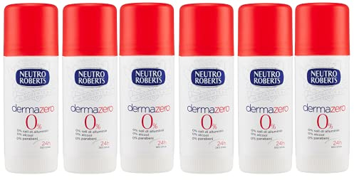 6 x Neutro Roberts Dermazero deodorant stick deodorant stick 40 ml