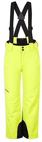 Ziener ARISU Junior, Pantaloni da Sci per Bambini, Impermeabili, Antivento, Caldi, Lime, 104