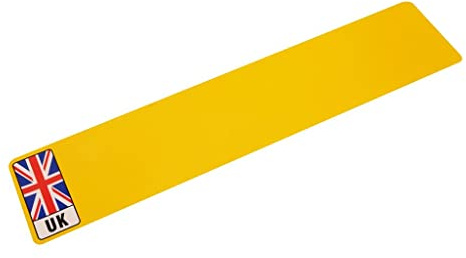 Inex Placa de matrícula de matrícula para furgoneta de automóvil estándar del Reino Unido MOT Road Legal para automóvil Union Jack Flag Y-UK-UJ-STD-NP