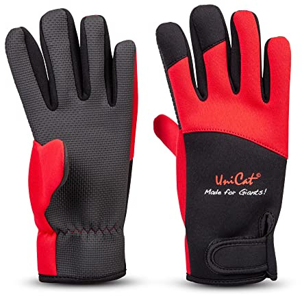 Uni Cat Landehandschuhe zum Wallerangeln Neopren Gripper, Größe:XL