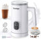 Eastsign Milchaufschäumer, Kaffeeaufschäumer, 4-in-1 elektrischer Milchaufschäumer und Dampfgarer, Heiß-Kaltschaum-Schokoladenbereiter, Milchwärmer, 12oz/350ml Kaffeeaufschäumer für Espresso...