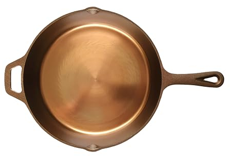 Kitchenbear - MIRÓ Gusseisenpfanne - poliert - geeignet für Induktion, Gas, Ceran, Backofen, Grill und offenes Feuer - Bratpfanne unbeschichtet Ø 26cm x Höhe 5cm