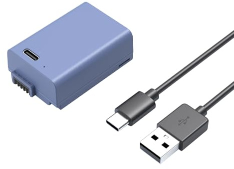 SMALLRIG EN-EL25 1250mAh kamerabatteri för Nikon Z30 / Z50 / Zfc, USB-C 1.75H snabbladdning uppladdningsbart kamerabatteri för Nikon Z30, Z50, Zfc, Passar till Nikon laddare MH-32-4333
