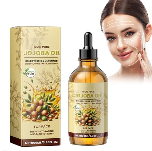 Aceite Facial Natural, Aceite De Jojoba Ecológico, Aceite De Jojoba Para El Facial, Deja La Piel Joven Y Luminosa, Aceite Facial Reafirmante, Protege La Piel Seca Y Deshidratada, 100 Ml