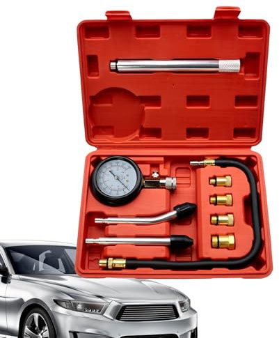Zylinderleckprüfer, Zylindertester-Set – Kompressionsmessgerät – Lecktester – Kompressionstestset, Werkzeug-Set zur Leckerkennung von MB