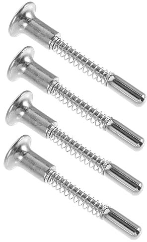 VERDANVERSE 4piezas Pestillo De Cuna y Ventana Pasador De Resorte Chaveta De Resorte Para Jaulas De Conejos