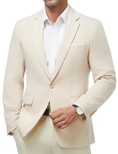 Blazer Homme Veste De Costume Regular Fit 1 Bouton Casual Business Formel | Veste de costume élégante et confortable pour homme, idéale pour mariage, bureau, travail, soirée, cérémonie et quotidien