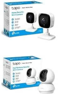 Tapo TP-Link Bundle Mini, Pan/Tilt Smart Security Camera,Indoor CCTV, 360° Rotational Views, Works with Alexa & Google Home, 1080p, 2-Way Audio, Night Vision