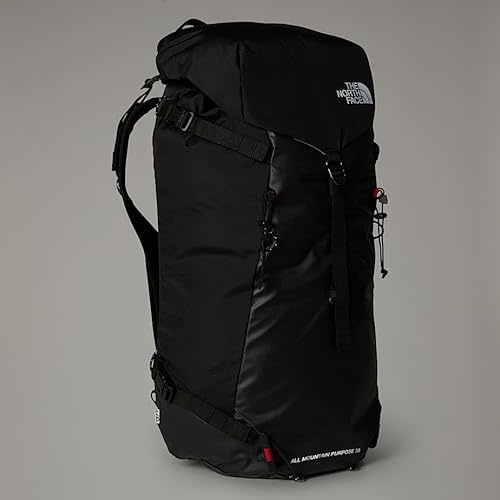 The North Face Unisex All Mountain Purpose 38L Backpack, Tnf Black/Tnf Red