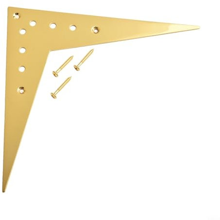 V Typ E-Gitarre Saitenhalter Steg für 6 Saiteninstrumente (Gold)