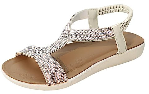 Bestellung Sale Angebote Clogs & Pantoletten Für Damen Holz Boss Herren Damensandalen Mit Fußbett Schlappen Mädchen 36 Womens Memory Foam Trainers Sandalen Sommer Bequem Sandaletten Absatz Beige