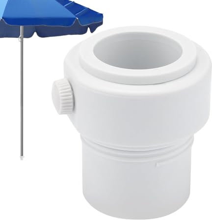Ranley Manchon pour Parapluie | Insert pour Base de Parasol,Compatible Tiges 34-38 mm Anti-Vent Pour Abri Solaire Terrasse Rooftop Table Jardin Couvert Exterieur