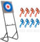 VEVOR Axe Throwing Game, Plastic Bristle Target with 8 Throwing Axes Set, Foldable Steel Frame, Easy to Store, Stable Placement for Indoor and Outdoor, Backyard, Yard and Carnival Games, Adults Kids