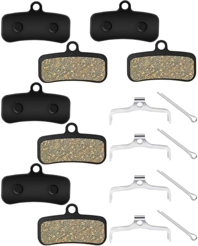 KEMUZ 4 Paia Coppie di Pastiglie Freno a Disco per Bicicletta, Pastiglie Freni Mtb Pastiglie Freno Eccezionali per M8120, M7120, M6120, M8020, M820, M810, M640, MT520, MT420