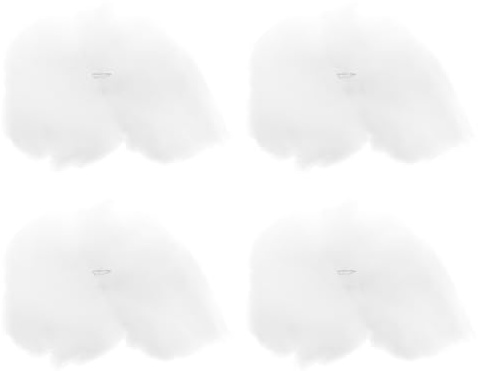 NUOBESTY Adorno Colgante De Nube Artificial 3D De Algodón para Decoración De Habitación Infantil Boda Fiesta DIY 5.90X5.90X5.90 Pulgadas Fácil De Colgar Sueño Y Ambiente Acogedor