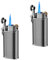 Pack de 2 mecheros de tormenta, mini Jet Lighter Jetflame de gas con tapa protectora, mecheros de metal recargables, regalo para hombres (negro, sin gas)