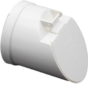 Aqxybgt Tubo di drenaggio in PVC da 50-160 mm Scarichi a Pavimento Chiusura Automatica Coperchio della valvola di Spostamento Chiusura Automatica della valvola antiriflusso Antiodore(Color:75mm)