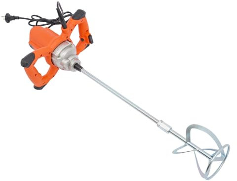 Agitatore elettrico per malta da 2100 W, 220 V, miscelatore, miscelatore, agitatore per malta, arancione