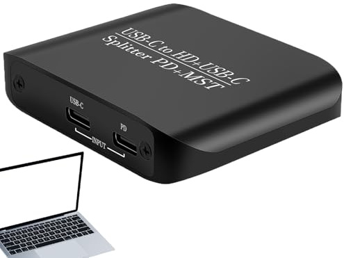 HD | Convertidor Multifunción - Estación Multipuerto Reproductor Portátil Digital 4K@60Hz para Monitores PC Portátiles Tabletas Smartphones