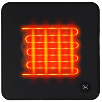 JINGLING Heated Seat Cushion | 3 Levels Soft Heat Portable Waterproof Heating Pad | Heating Pad for Stadium Seats for Sofa Office Camping Fishing Picnic Outdoor