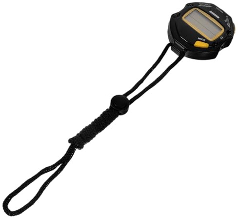 Veemoon Cronometro Elettronico Portatile per Sport, Timer Digitale per Allenatori e Arbitri, Cronometri per Esercizi Display Chiaro e Custodia Abs Resistente, Adatto per Gare di Corsa,